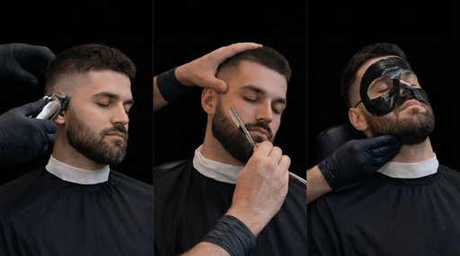Pack 07: Corte + Barba + Black Mask
