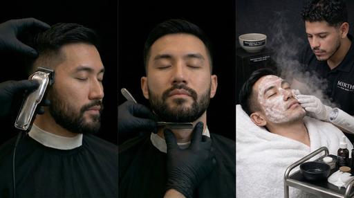 Pack 08: Corte + Barba + Limpieza Facial
